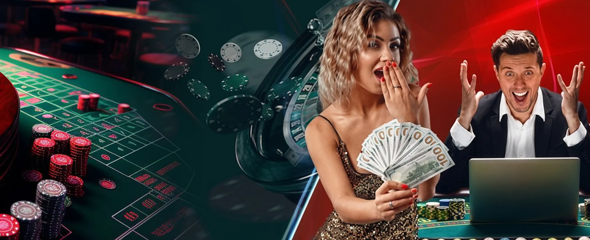7jl Casino Homepage Hero Image with Diverse Games