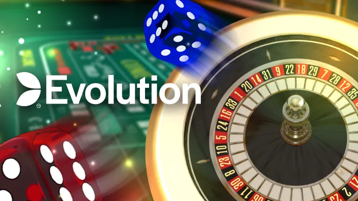 Evolution Gaming live roulette table with a dealer